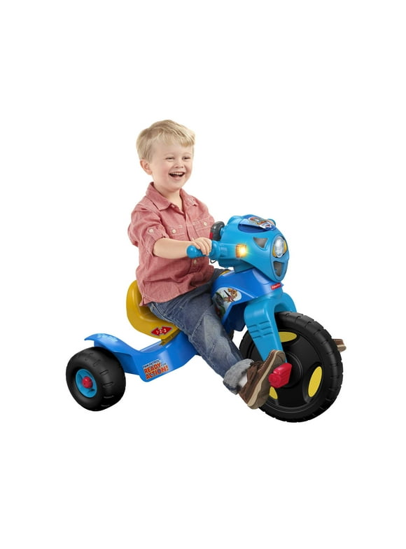 Fisher-Price PAW Patrol Lights & Sounds Trike Push & Pedal Ride-On Toddler Tricycle