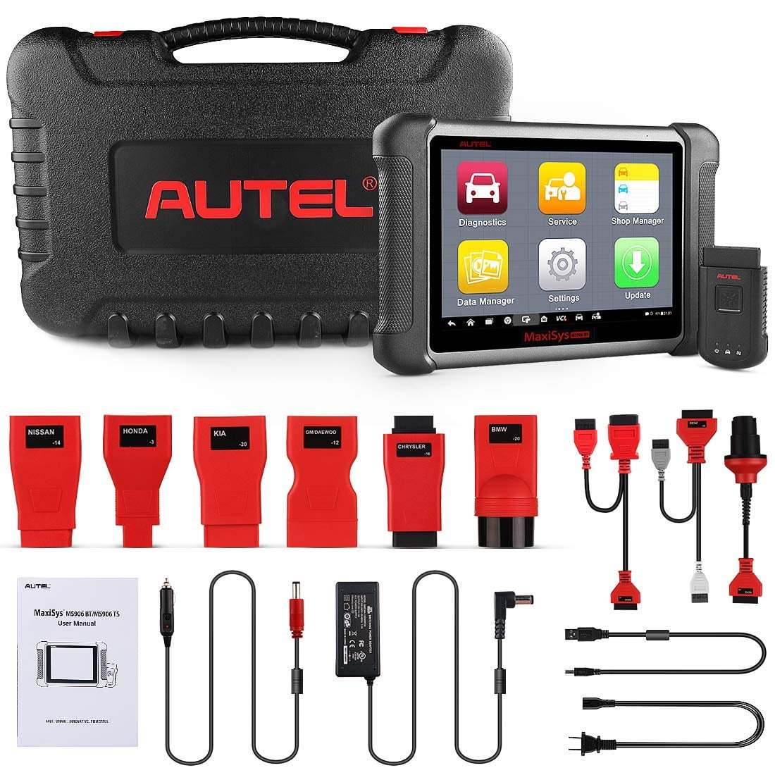 ABS Bleeding TPMS EPB OE-Level Diagnosis Oil Reset IMMO Keys Active Test DPF Autel MaxiSys MS906BT Automotive Scan Tool Car Diagnostic Scanner with ECU Coding SAS ABS Bleeding TPMS EPB OE-Level Diagnosis Oil Reset IMMO Keys Active Test DPF Autel MaxiSys MS906BT Automotive Scan Tool Car Diagnostic Scanner with ECU Coding SAS