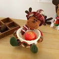 thumbnail image 2 of Christmas Reindeer Candy Basket Fruit Basket Decoration Desktop Ornament - Charming Basket for Christmas, Great for Displaying Treats, 2 of 6
