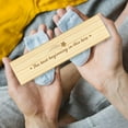 thumbnail image 6 of 1 pc Rectangle Wooden Pregnancy Test Keepsake box with Lock Baby Annouced Engraved Case for Grandparents Dad Aunt and Uncle Blanched Almond Star 20x5x3cm, 6 of 9
