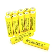 12-PCS 300mAh AAA NiCd 1.2v Rechargeable Batteries RELIGHTABLE Garden Solar M12