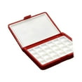 thumbnail image 4 of Paleta en caja de acuarela vacía, paleta en caja de pintura de acuarela, multiusos con área de mezcla, práctica paleta de pintura para pintores , Un Un 24 cuadrículas, 4 of 7