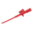 thumbnail image 3 of Sonda De Gancho De Prueba, Clip De Gancho De Prueba De Protección Contra Cortocircuitos Sin Daños Flexibles Con Conector De Seguridad De 4 Mm Para Reparación Automática Cergrey Rojo, 3 of 8