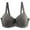 Grey, variant on Nursing Sleep Bra Women Lightly Lined Bra Feature V-Neck Padded Bra Style W-14 Beige 3XL