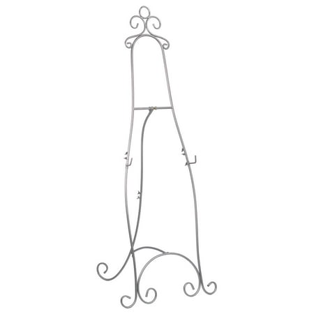 Displays2go Floor Standing Easel Stand With Decorative Displays2go Floor Standing Easel Stand With Decorative Embellishments And Adjule Hooks 71 25 Inches Tall