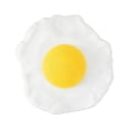 thumbnail image 1 of Heart-shaped Imitation Fried Egg with Two Yolks, Simulation Kitchen Food Toy, Food Prop Model, 1 of 8
