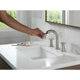 thumbnail image 2 of Delta 3558-Pd-Dst Trinsic 1.2 GPM Widespread Bathroom Faucet - Black, 2 of 7