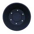 thumbnail image 3 of Bloem Terra 4" Round Plastic Planter with Drainage Holes - Indoor/Outdoor, 0.25 Gallon Capacity, Lightweight Garden Pot, Navy, 3 of 4