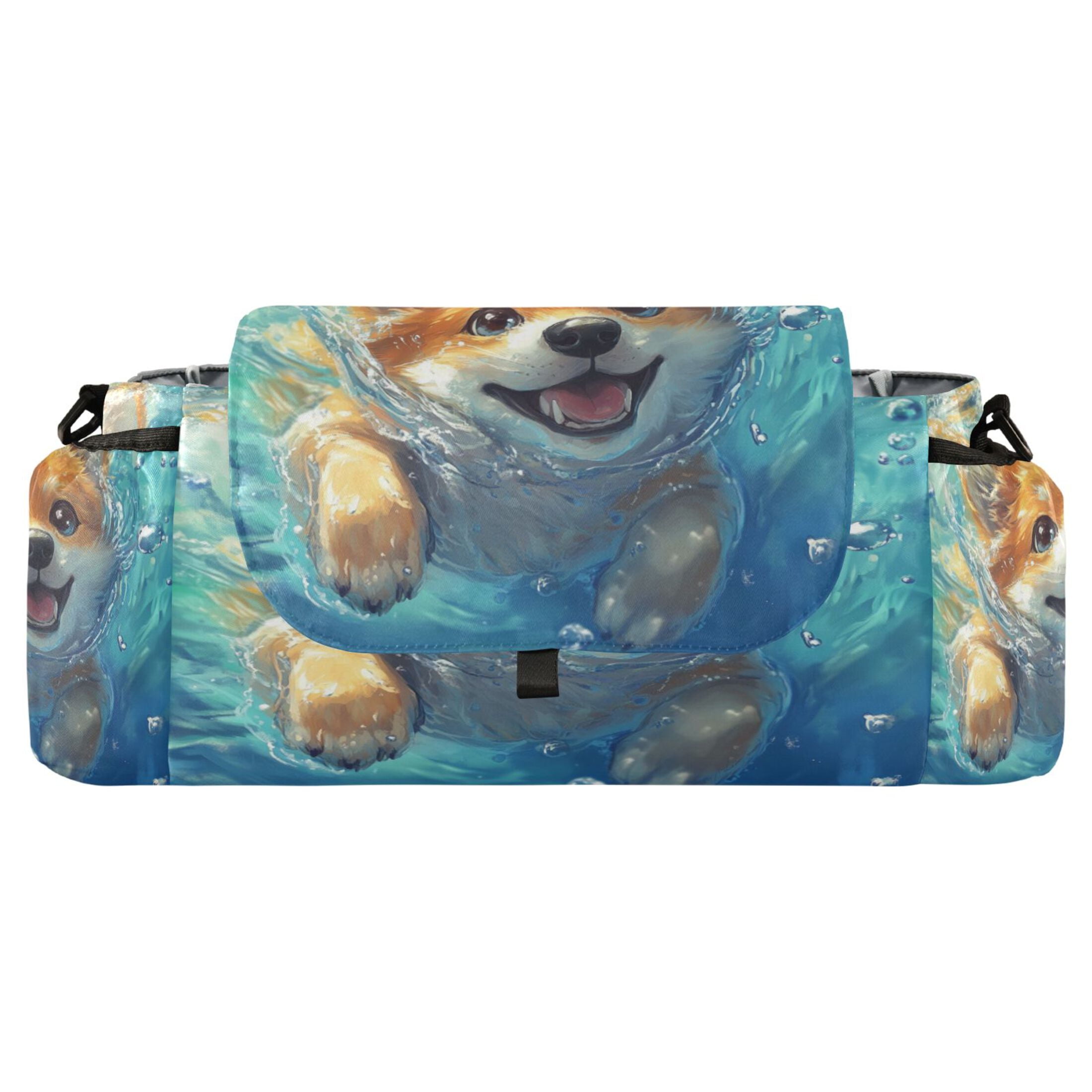 DIXRUYEE Stroller Organizer Curious Little Tiger Printed