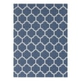 thumbnail image 3 of Unique Loom Decatur Collection Area Rug - Trellis (7' 5" x 10' Rectangle Navy Blue/Ivory), 3 of 7