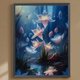 thumbnail image 3 of Pintura de diamante 5D DIY Kit de lirio de taladro redondo completo decoración del hogar arte artesanal 30x40cm, 3 of 9