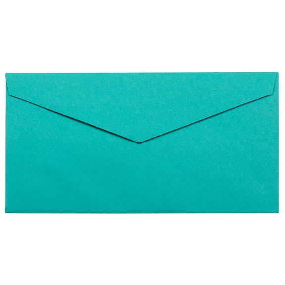 JAM Paper Monarch Envelopes, 3.9x7.5, Sea Blue, 1000/Carton