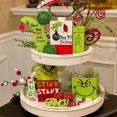 thumbnail image 3 of Árbol de Navidad del Grinch Kagetolytai Decoración Navideña, 3 of 8