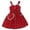 Rouge, variante sur Catégorie de Produit Robes pour Filles - Robe Sans Manches à Imprimés pour Tout-Petits avec Sac Assorti Tenue 2 Pcs pour Enfants Vêtements Mode