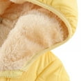 thumbnail image 4 of LOVEBAY Baby Boy Winter Clothes Winter Down Coats for Kids Baby Light Puffer Padded Jacket Hoods Infant Outerwear Long Sleeve Cute Baby Snowsuit, 4 of 9