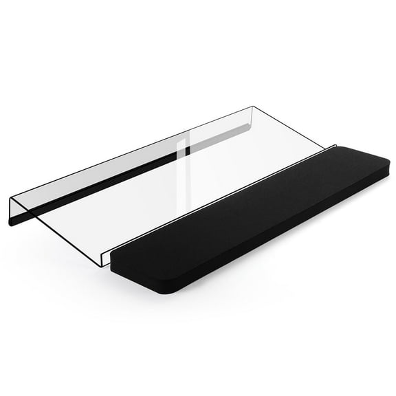 Kabuer Keyboard Wrist Rest Stand with Wrist Pad for Office, Home, and School Desks, Black