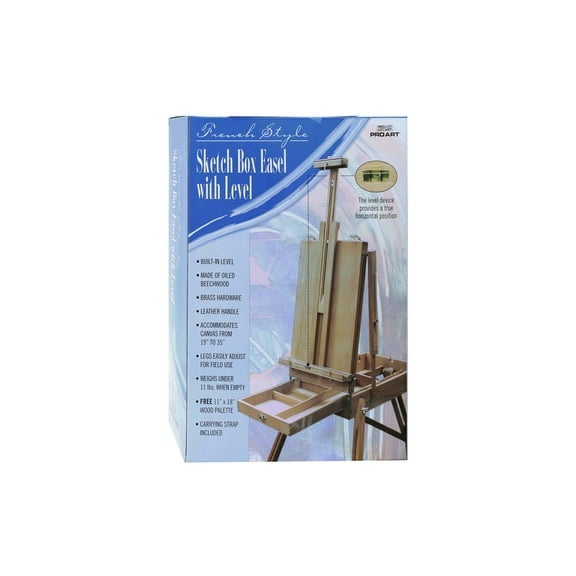 Pro Art French Style Easel With Level