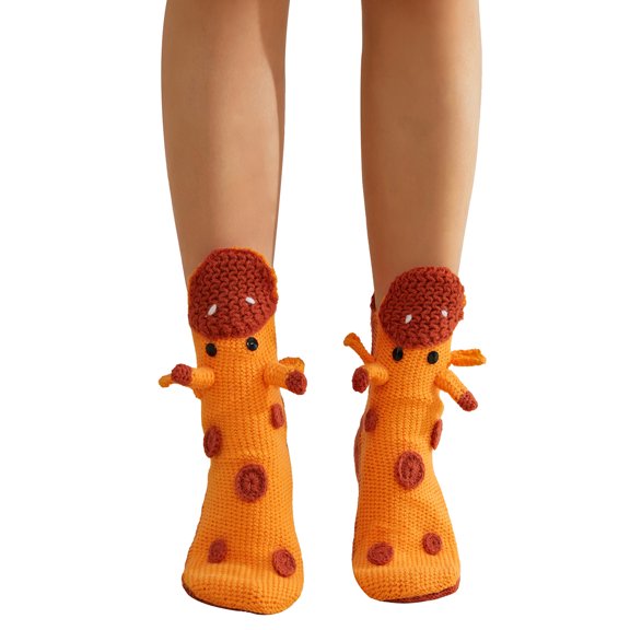 Baby Sweetie Men Women Winter Novelty Animal Socks Knit Winter Warm Funny Animal Wide Mouth Christmas Socks