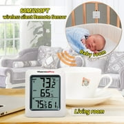 ThermoPro TP60 Wireless Thermometer Indoor Outdoor Thermometer Temperature Humidity Monitor Meter 200ft / 60m Range
