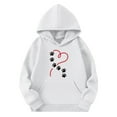 thumbnail image 4 of lcziwo Hoodies for Kids 3D Graphic Printed Hooded Sweatshirt Trendy Casual Pullover Hoody with Pocket White 110, 4 of 5