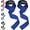 Blue Red, variant on RDX Weight Lifting Straps Deadlifting Powerlifting, 5MM Neoprene Wrist Support Straps for Gym, Anti Slip 60CM Hand Bar Grip, Heavy Duty Bodybuilding Weightlifting Workout