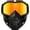 Orange, variant on A Full-face Goggle, 2026 Upgraded Windproof Detachable Mask with Anti-Fog High Lenses for Motorcycle Riding, Welding, ATV,Skiing and Grass Cutting