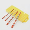 thumbnail image 3 of Hole Drilling Bit Set Multifunctional Drill Bits Wall Ceramic Glass Punching Hole 5Pcs Working Set Wood Drill Bit Set, 3 of 9