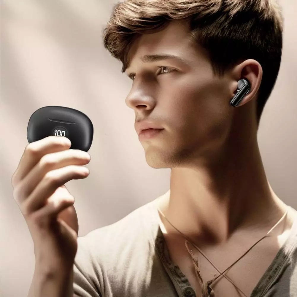 TWS Earphones Wireless for T-Mobile REVVL 6 5G/6x 5G/Pro 5G - Earbuds Headphones True Stereo Headset Hands-free Mic Charging Case