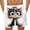 White-men short, variant on Hfnxid Mens Beach Shorts Quick Dry Elastic Waist Swim Trunks Printed Drawstring Bathing Suit Summer Lightweight Vacation Shorts with Pockets Green XXXL
