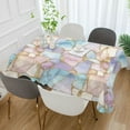 thumbnail image 2 of Yayeee Tablecloths 54" x 54" Rectangle Wrinkle Resistant Party Table Cover, Elegant Marble Pattern, 2 of 8