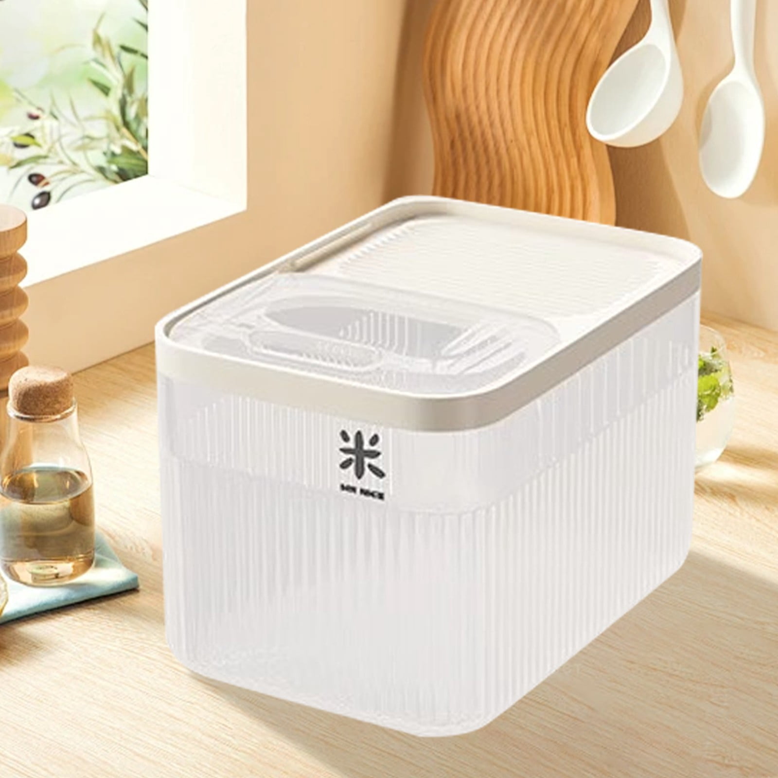ZOURIH 1 Pack Airtight Food Storage Container, Up to 30 lbs, For Rice, Bean and Other Food Storage Bin