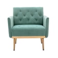 thumbnail image 1 of Accent Chair, Leisure Single Sofa with Rose Golden Feet, 1 of 7