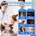 thumbnail image 4 of Anxiety Vest for Small Dogs | Dog Calming Vest for Separation,Soft Dog Anxiety Shirt,Anxiety Jacket for Dogs with Ear Wrap to Reduce Noise Stress,Fireworks,Thunderstorm, 4 of 7