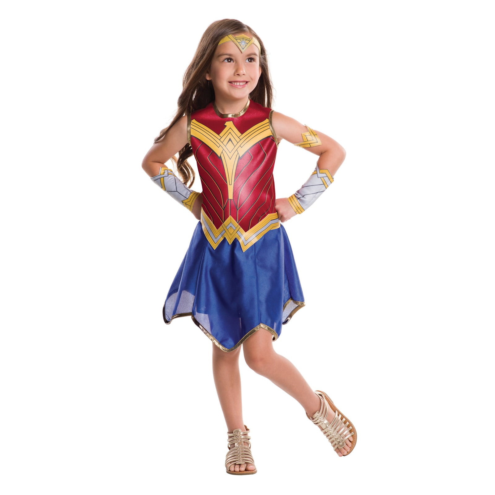 Wonder Woman Child Costume Girls DC Justice League Superhero Halloween 8-10 med 