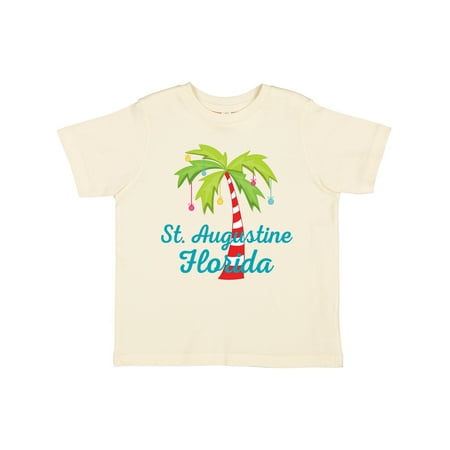 

Inktastic St. Augustine Florida Christmas Vacation Gift Toddler Toddler Girl T-Shirt