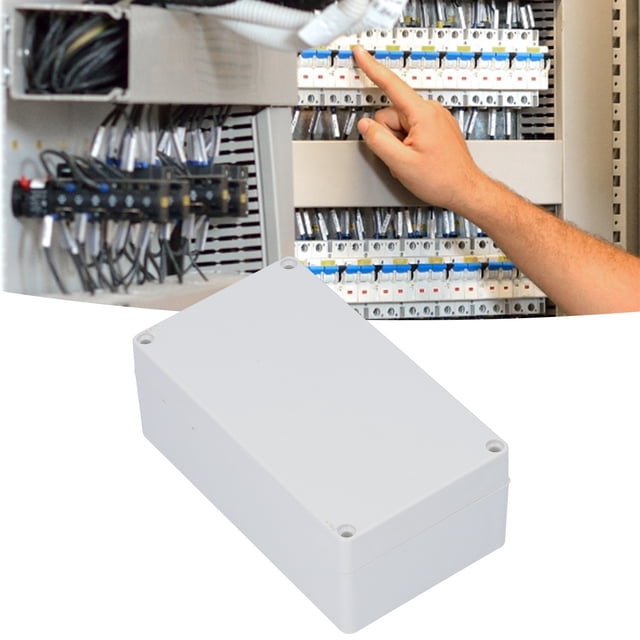 Junction Box Power Junction Case with Metal Screws IP65 Anti UV Anti Aging for Electronics