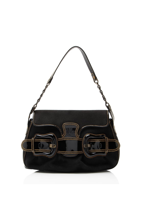 Pre-Owned Fendi Canvas B Bis Shoulder Bag