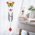 thumbnail image 2 of Toystoory Campanillas de viento de mariposa llamativas, música de jardín relajante, receptor de viento para la decoración del dormitorio del jardín del Jardín y Patio Toystoory HA020646-00, 2 of 6