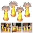thumbnail image 2 of Pack of 4 Acrylic Angel LED Illuminateds Prayer Statues Bedsides Decoration, 2 of 19