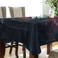 thumbnail image 5 of Yayeee Tablecloths 54" x 54" Rectangle Wrinkle Resistant Party Table Cover, Black Astronaut, 5 of 8