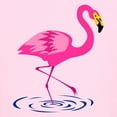 thumbnail image 3 of CafePress - Pink Flamingo On One Leg Kids Light T Shirt - Light T-Shirt Kids XS-XL, 3 of 4