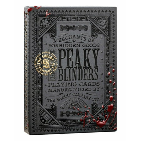 theory11 Peaky Blinders Premium Playing Cards Officially Licensed Collectible Deck Poker Size Luxury Foil Tuck Case