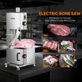 thumbnail image 5 of WILPREP 65" Electric Bone Saw Machine, 750W Commercial Electric Meat Bandsaw with 6.3 in. Max. Cutting Width, Countertop Stainless Steel Bone Meat Cutter Machine with Scale for Beef Pork Poultry Fish, 5 of 9