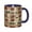 NavyBlue, variant on Boho Explode Coffee Mug Fun Custom Ceramic Mugs 11oz Sky Blue