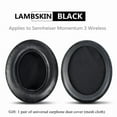 thumbnail image 3 of Replacement ear pads lambskin Earpad cushions For SENNHEISER MOMENTUM 3 3.0 Wireless on ear Headphone, 3 of 21