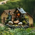 thumbnail image 5 of Nkmbld Yard Statues, Patio Statues Forest Elves and Room Stakes Acrylic Garden Grounds Pottery Plants Decorative Scene Arrangement, 5 of 8