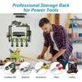thumbnail image 4 of Power Tool Organizer, Heavy Duty Metal Floating Tool Shelf, Cordless Drill Holder Wall Mount, Garage Organization Utility Storage Rack, ldeal Gift for Father, Husband and Friend, 4 of 10