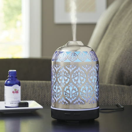 Better Homes & Gardens 100 mL Ultrasonic Aroma Diffuser, Delicate (Best Way To Use A Diffuser)