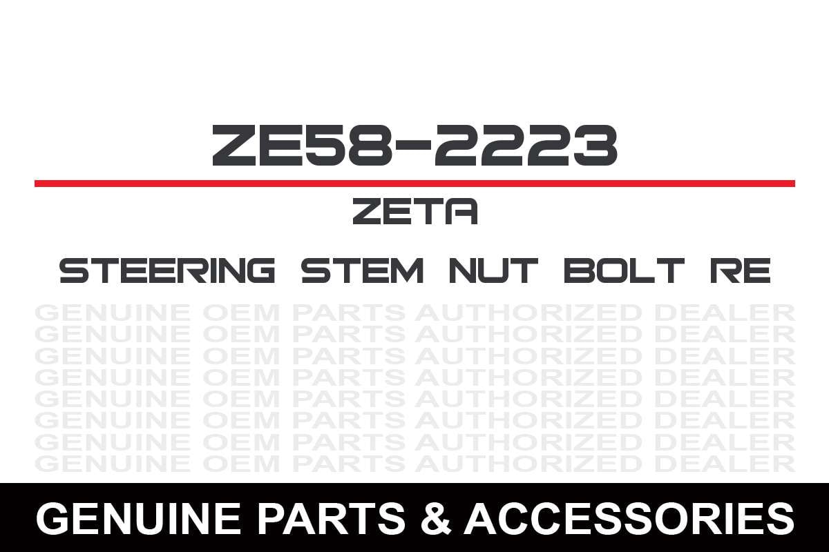 ZETA ZE58-2223 Steering Stem Nut /& Bolt Red