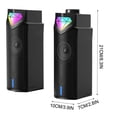 thumbnail image 3 of PEONAVET A Sound A Sound Intelligent Colorful Lights Bluetooth Speaker Home Card Subwoofer High Volume and High Sound Quality Bluetooth Sound System, 3 of 9